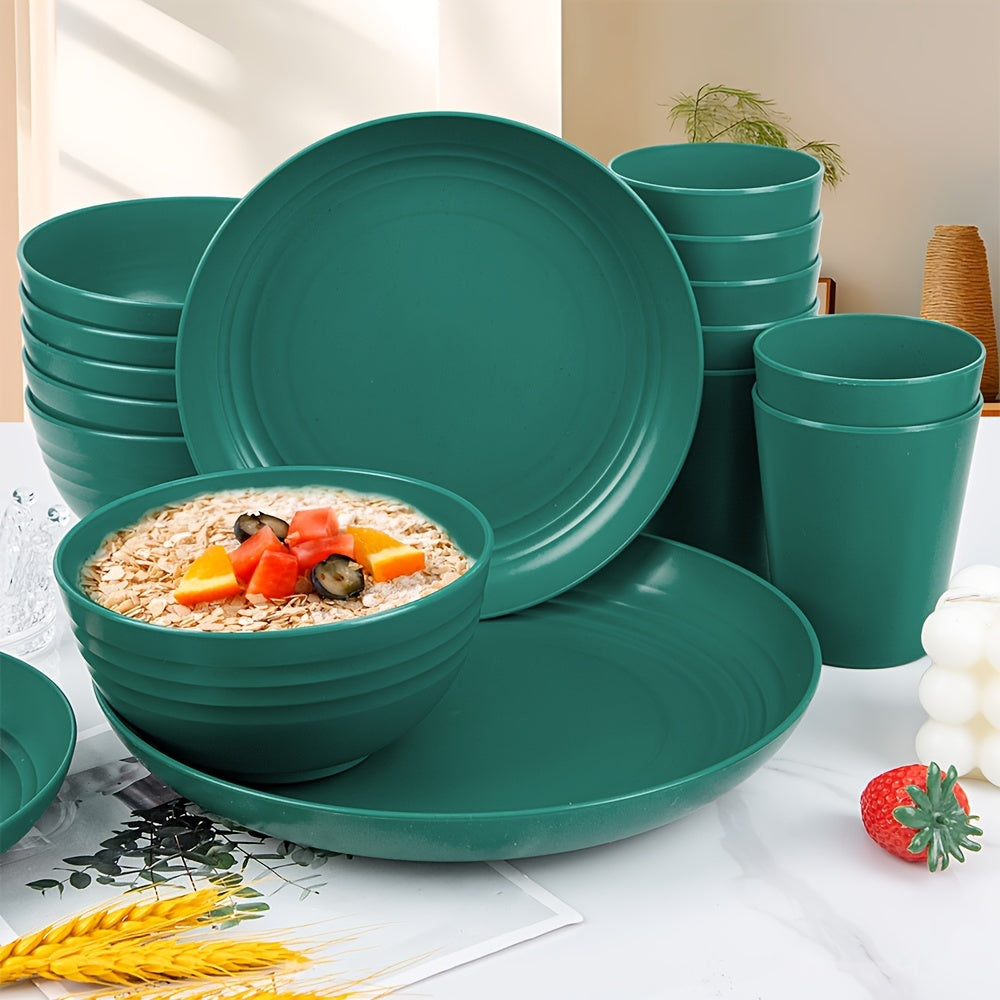 Wheat Straw Dinnerware Set