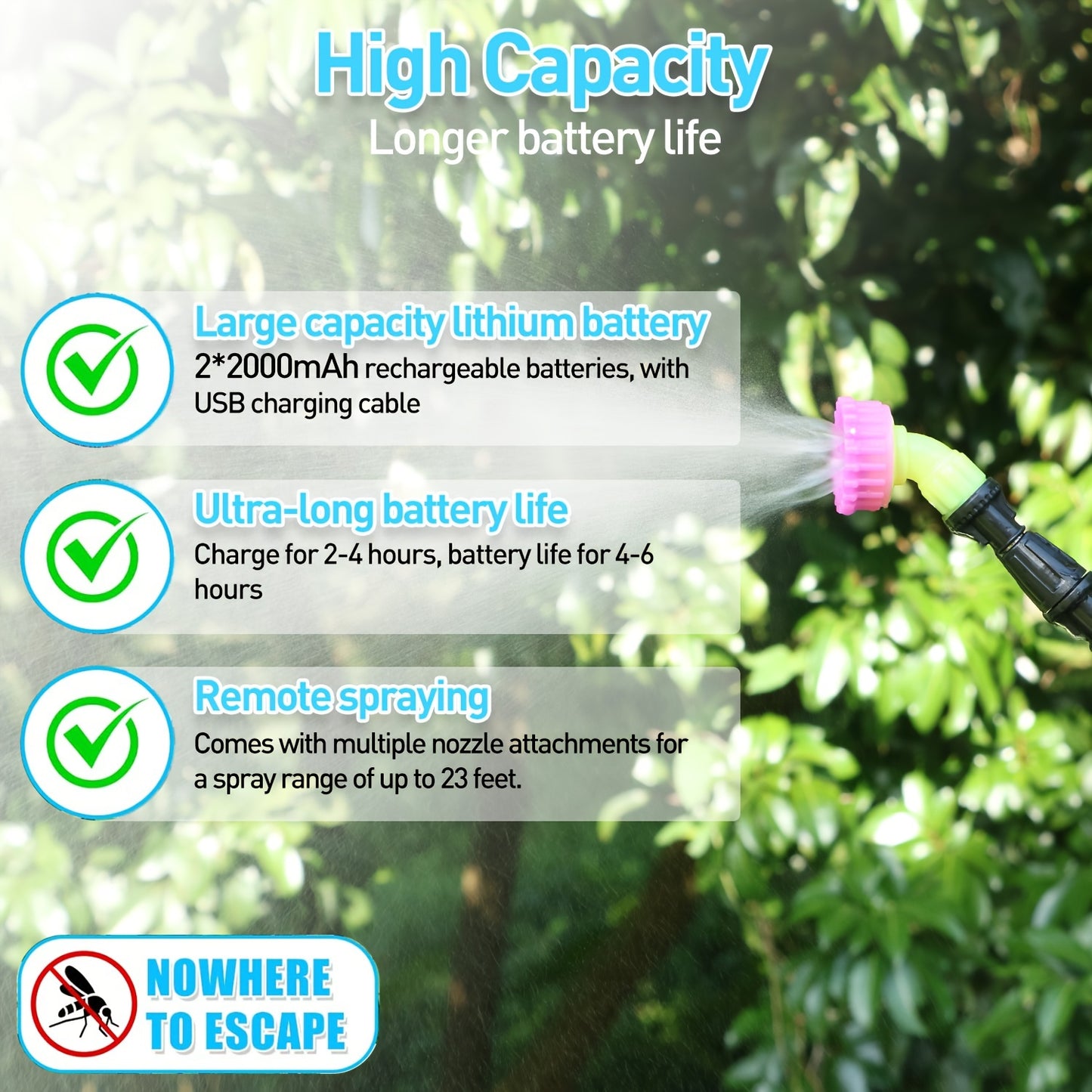 Battery Powered Weed Sprayer