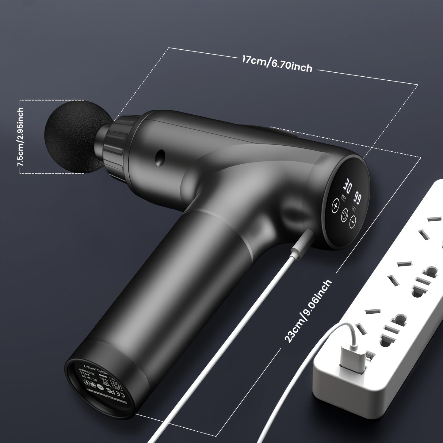 Black Deep Massage Gun