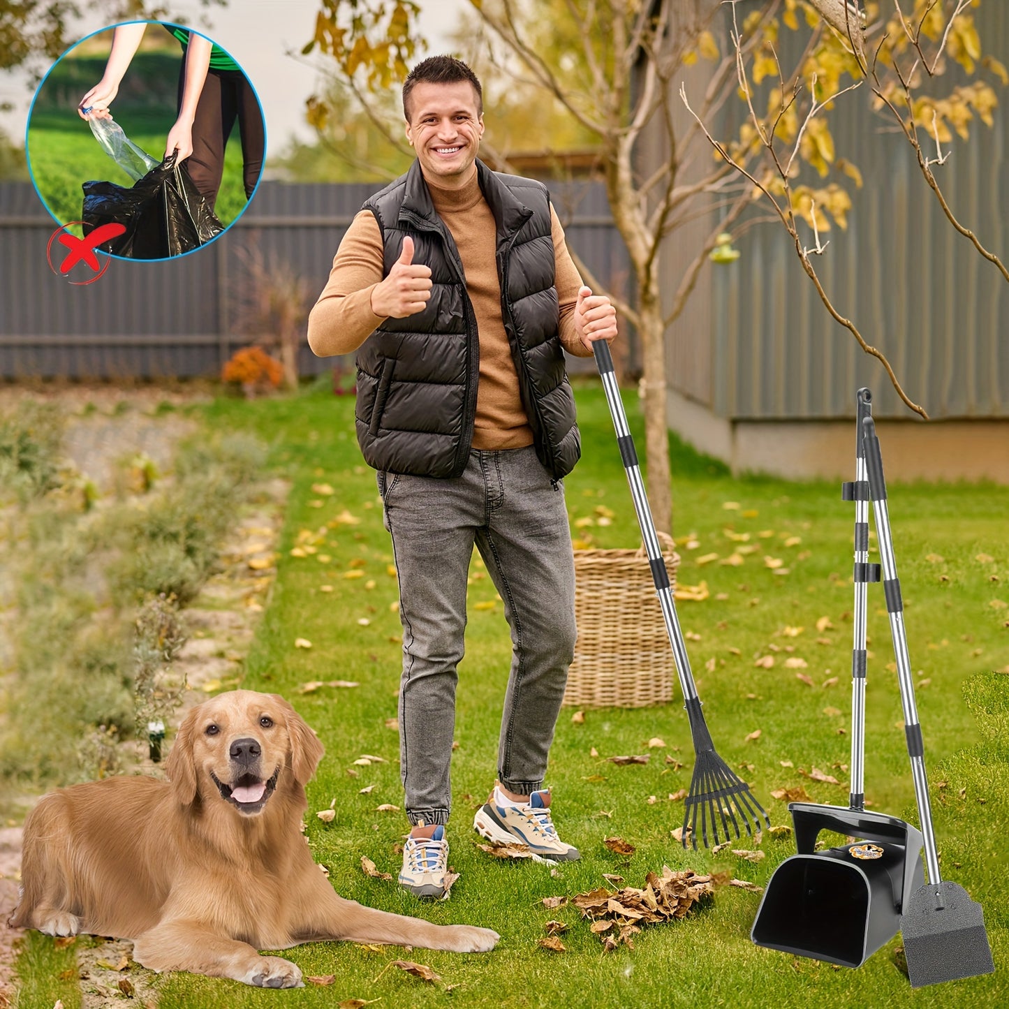Long Handle Pooper Scooper