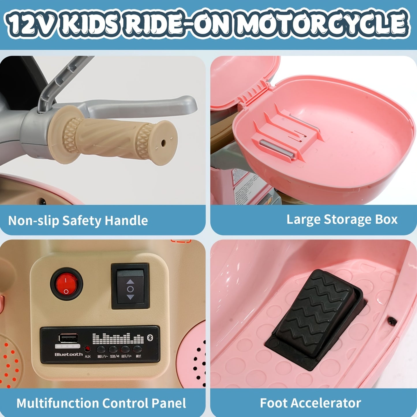 12V Kids Ride On Motorcycle
