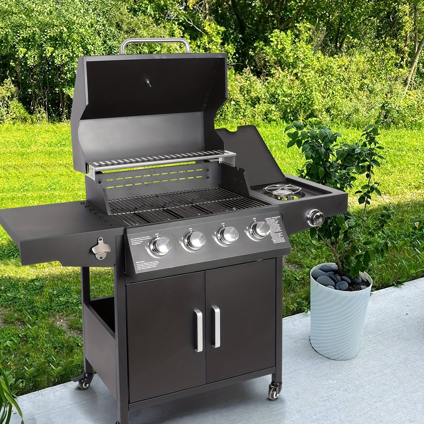 4 Burners Propane Gas Grill