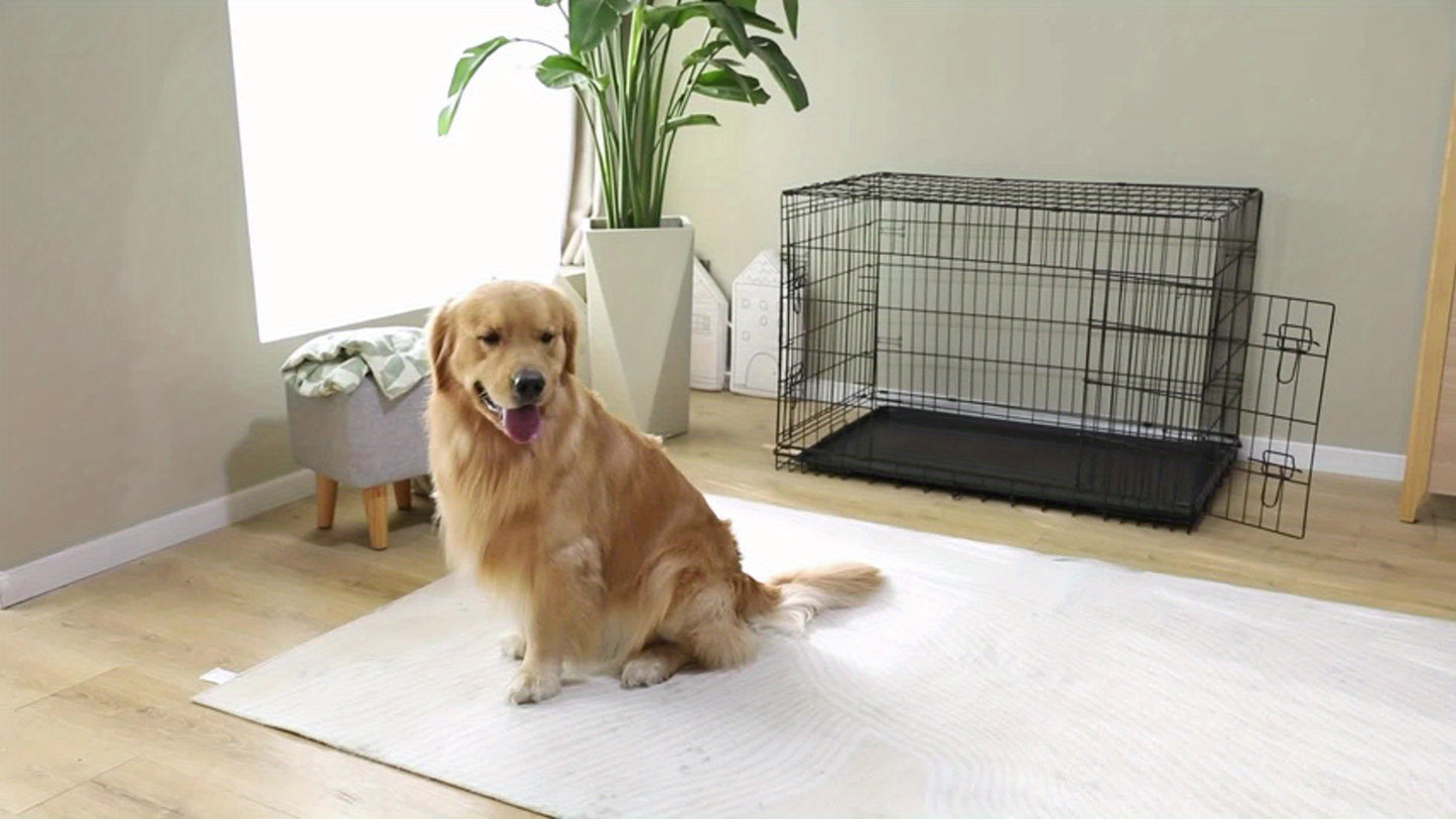 Medium-Sized Folding Dog Crate