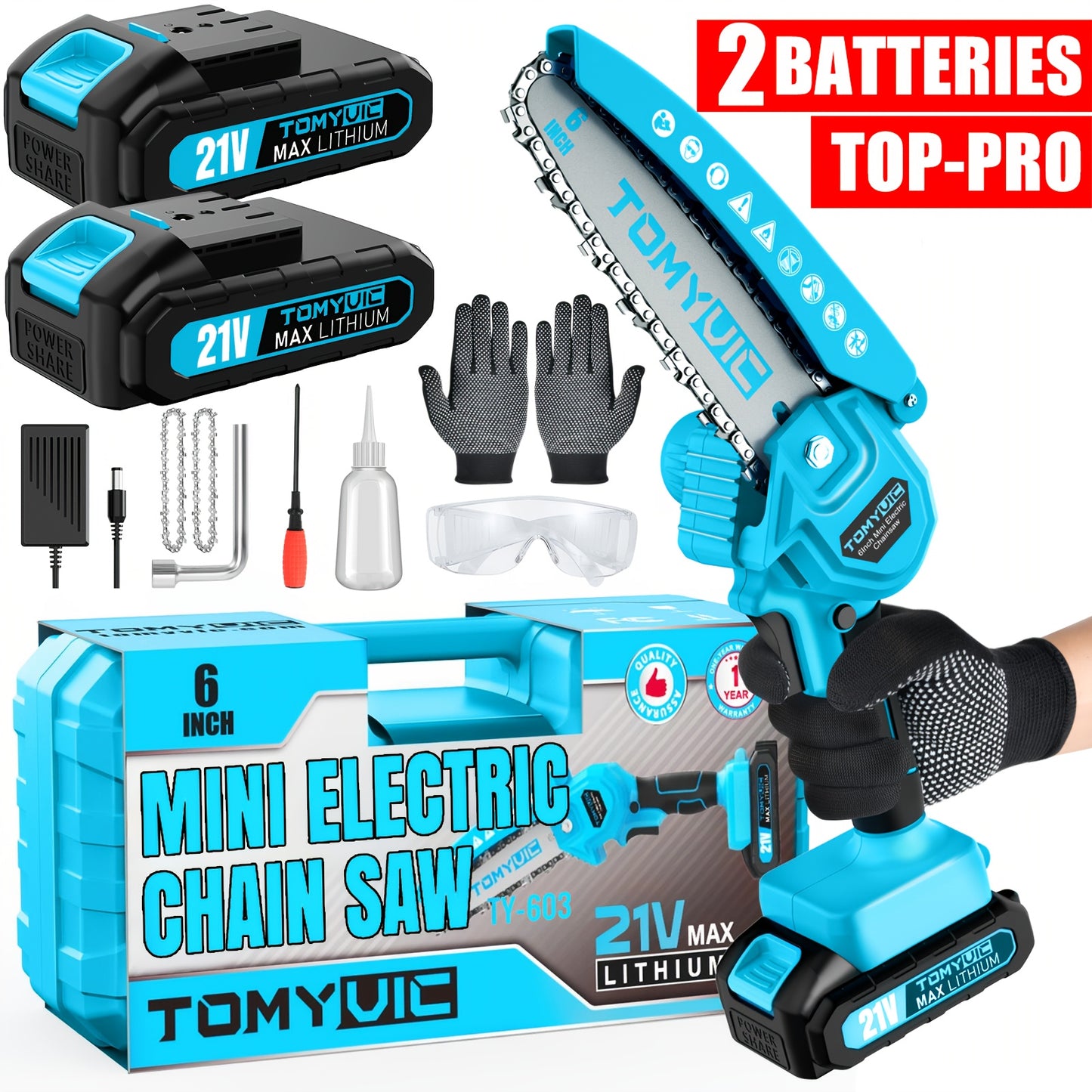 Cordless Electric Mini Chainsaw