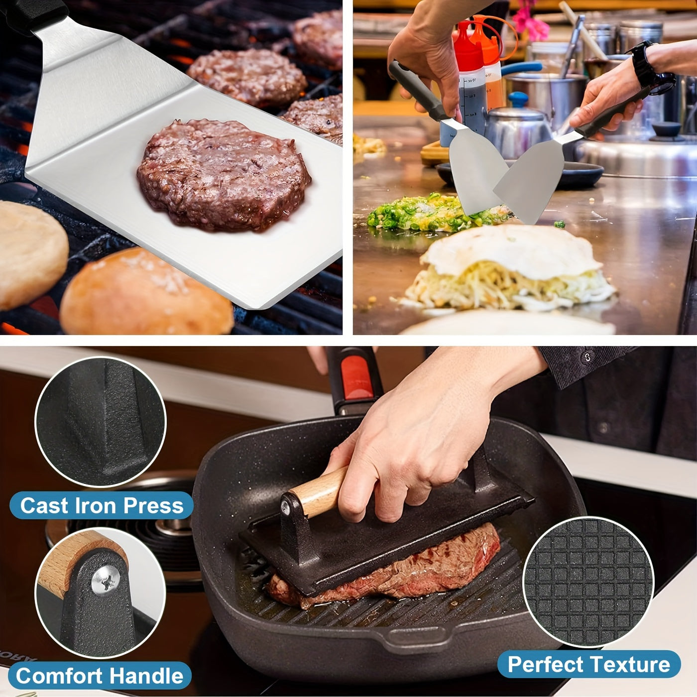 Spatulas Griddle Accessories Kit