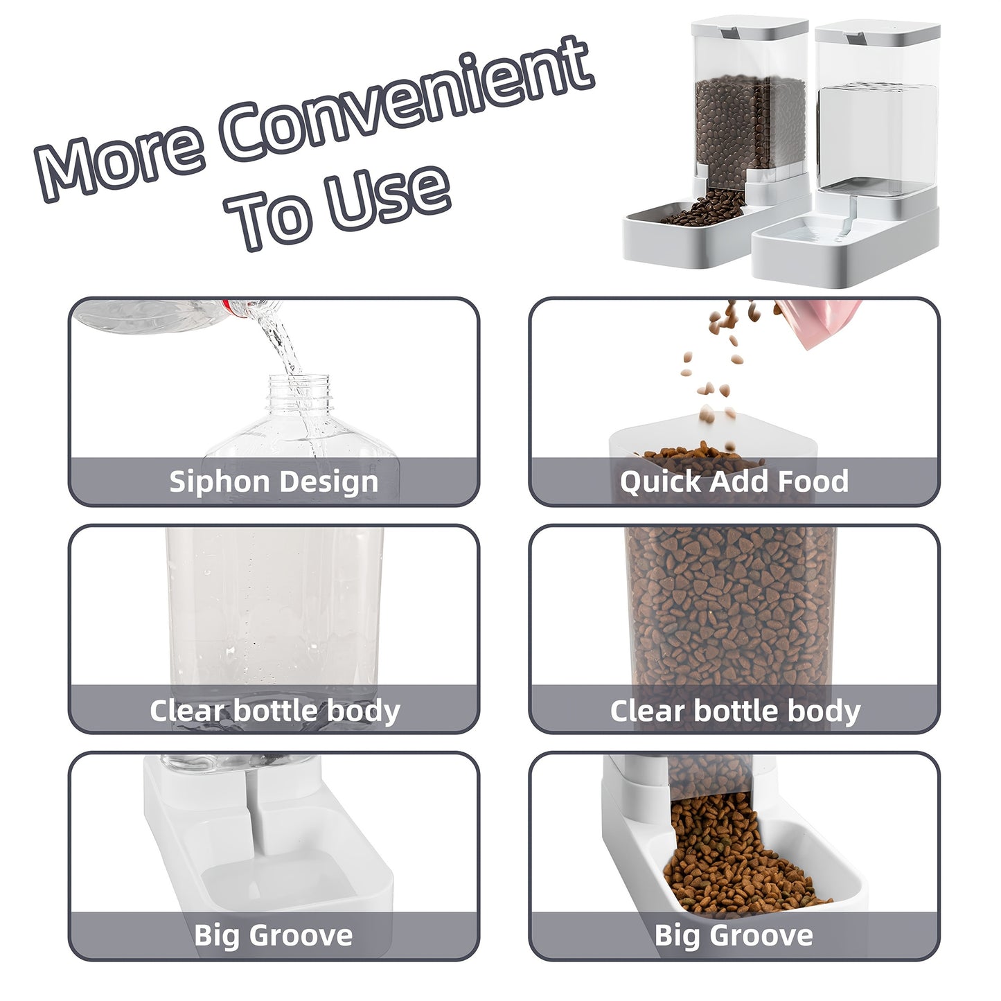 Dog Feeder And Water Dispenser