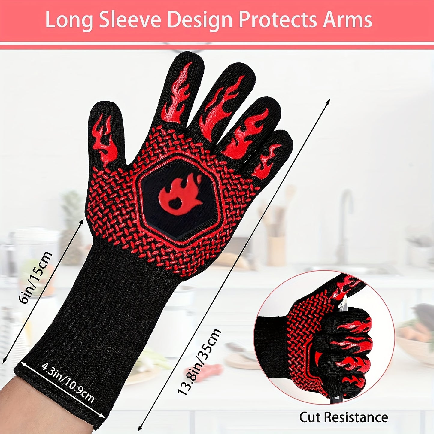 Heat Resistant Grilling gloves