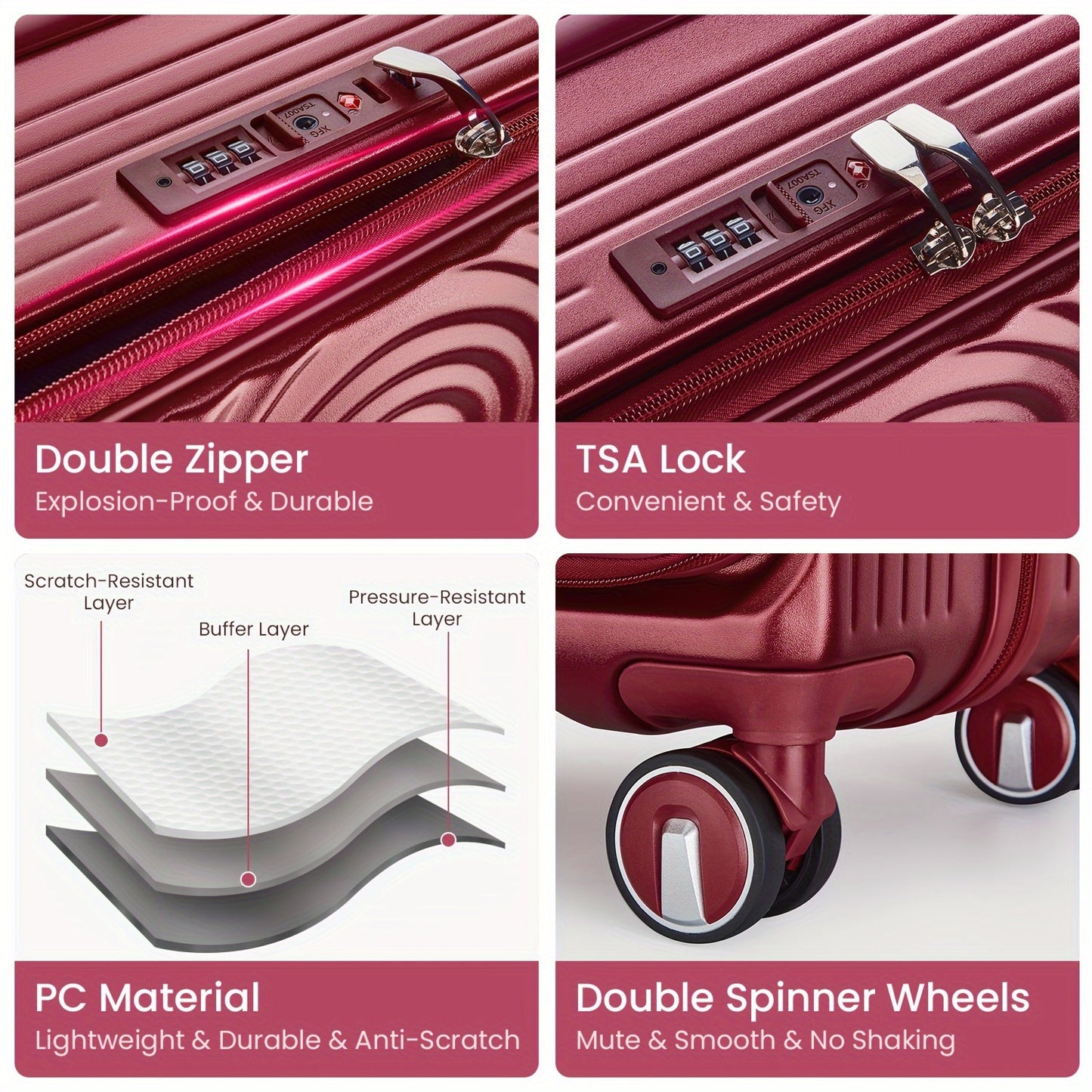 3PC Luggage Sets