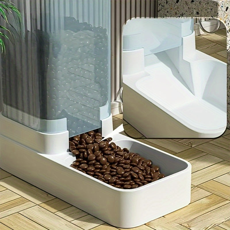 Cat Feeder and Water Dispenser Set