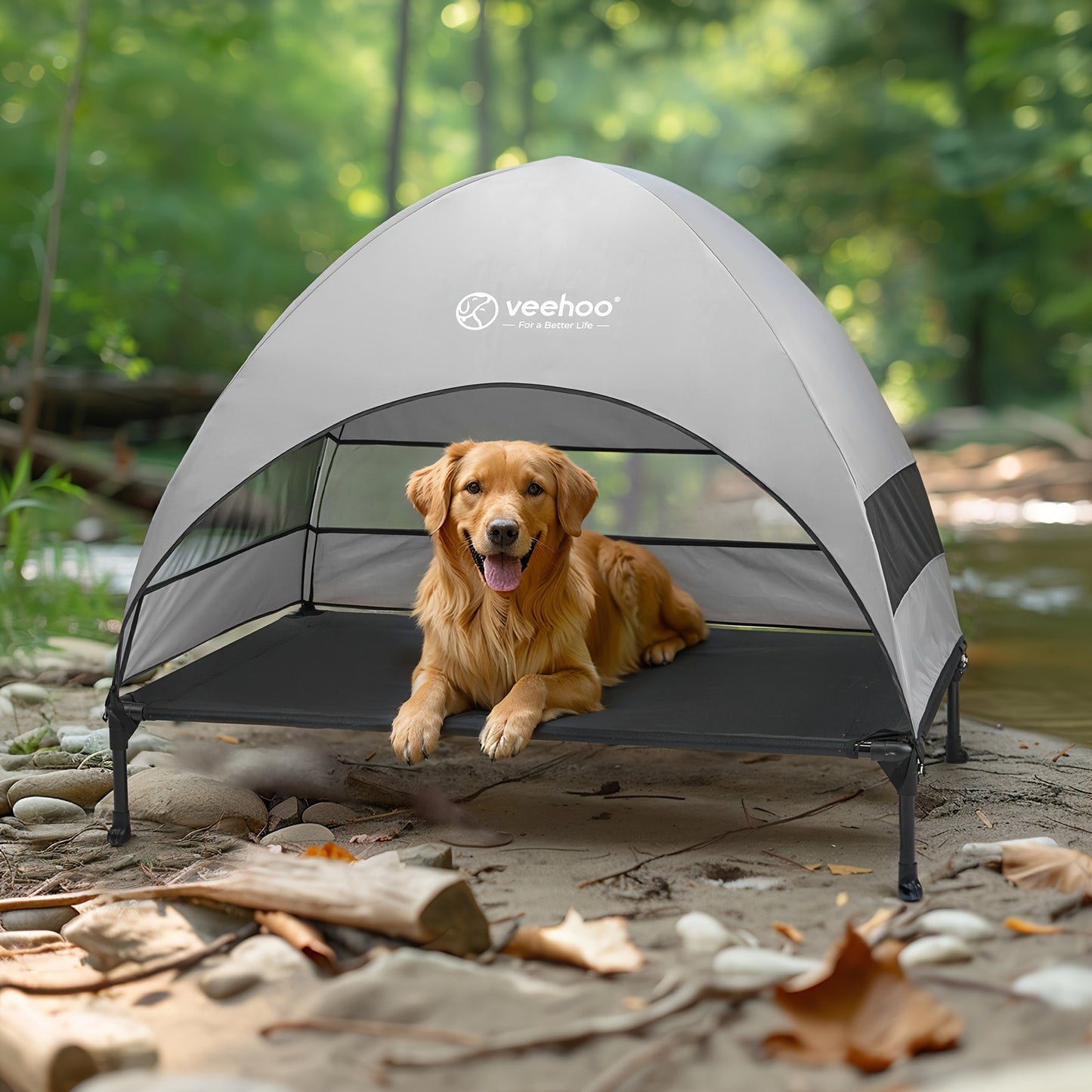 Outdoor Canopy Dog Bed