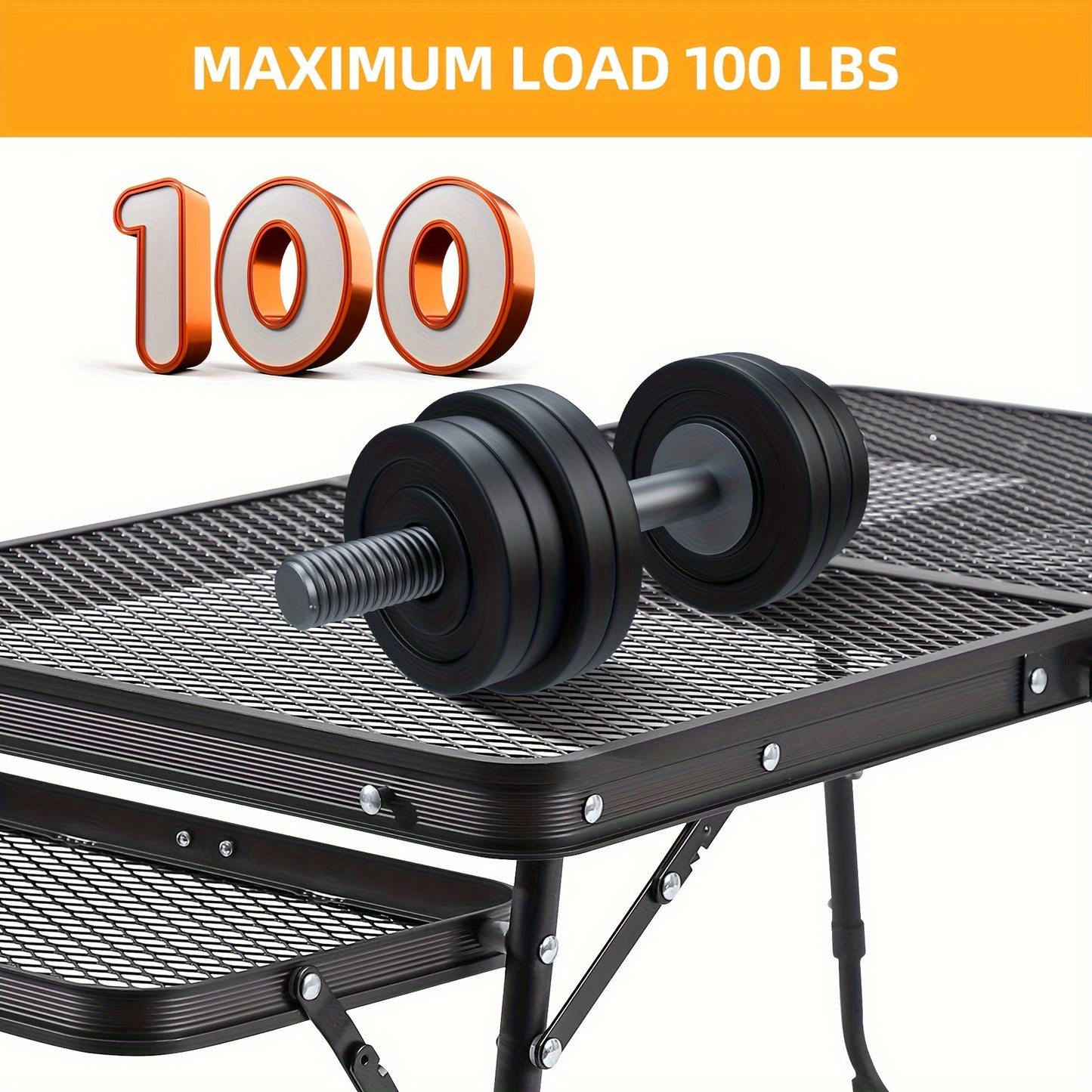 2 Wing Panels Folding Table