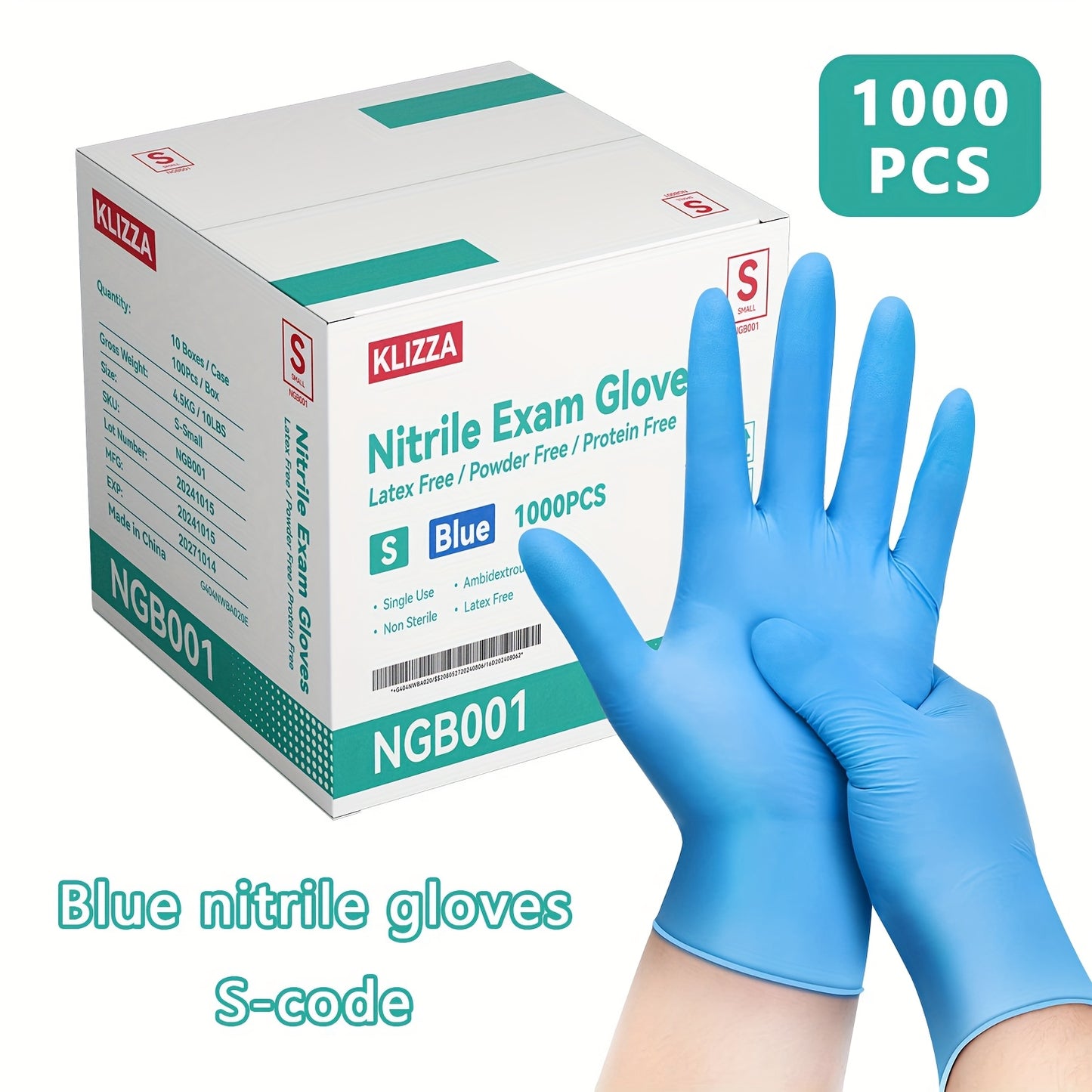 Blue Nitrile Gloves