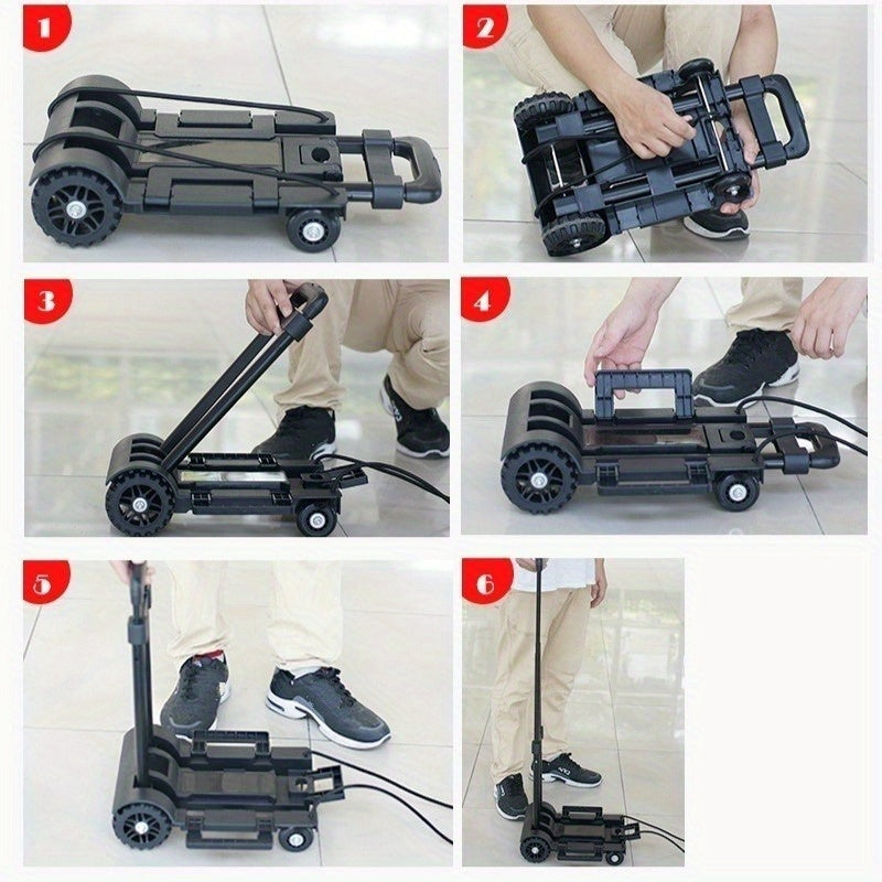 Compact Folding Luggage Cart