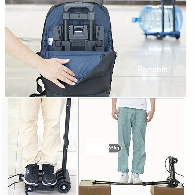 Compact Folding Luggage Cart