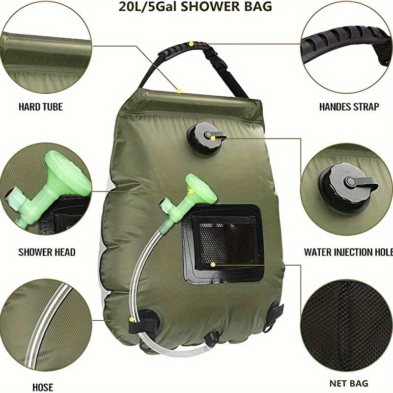 Portable Solar Shower Bag