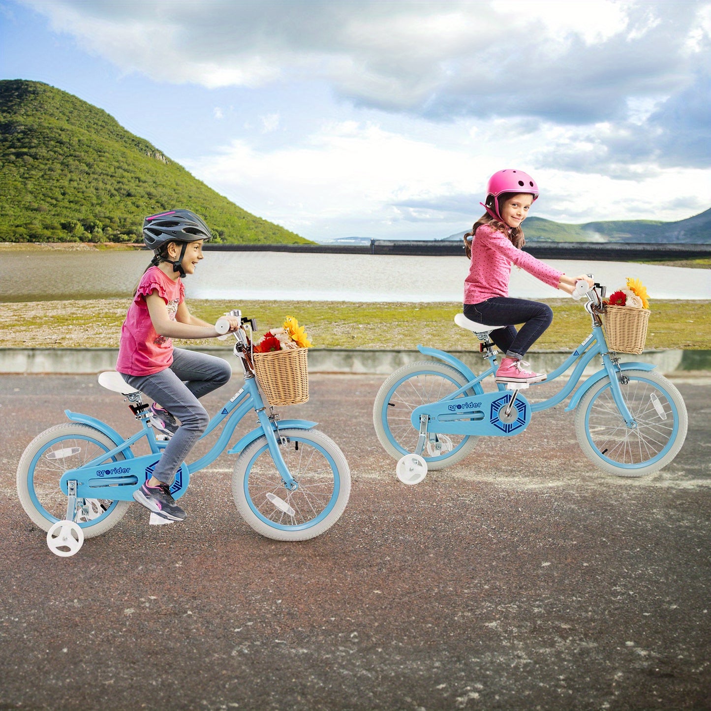 Kid' s Bike with Training Wheels