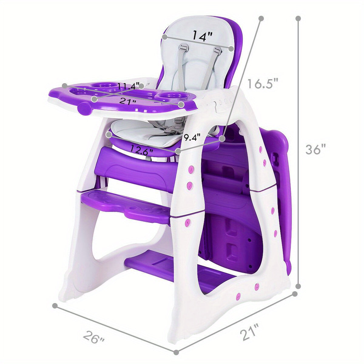 High Chair Convertible  Booster