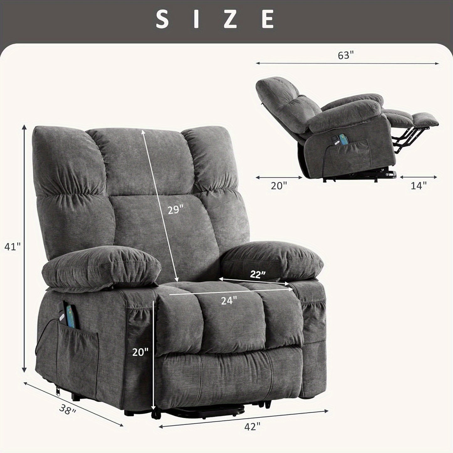 Modern Lift Recliner Chair