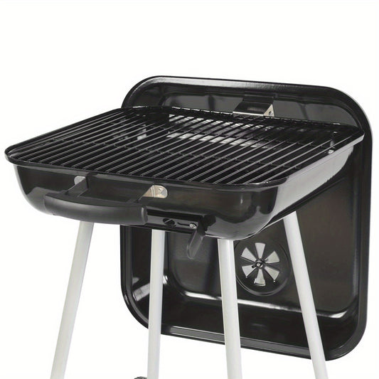 17.5" Square Steel Charcoal Grill