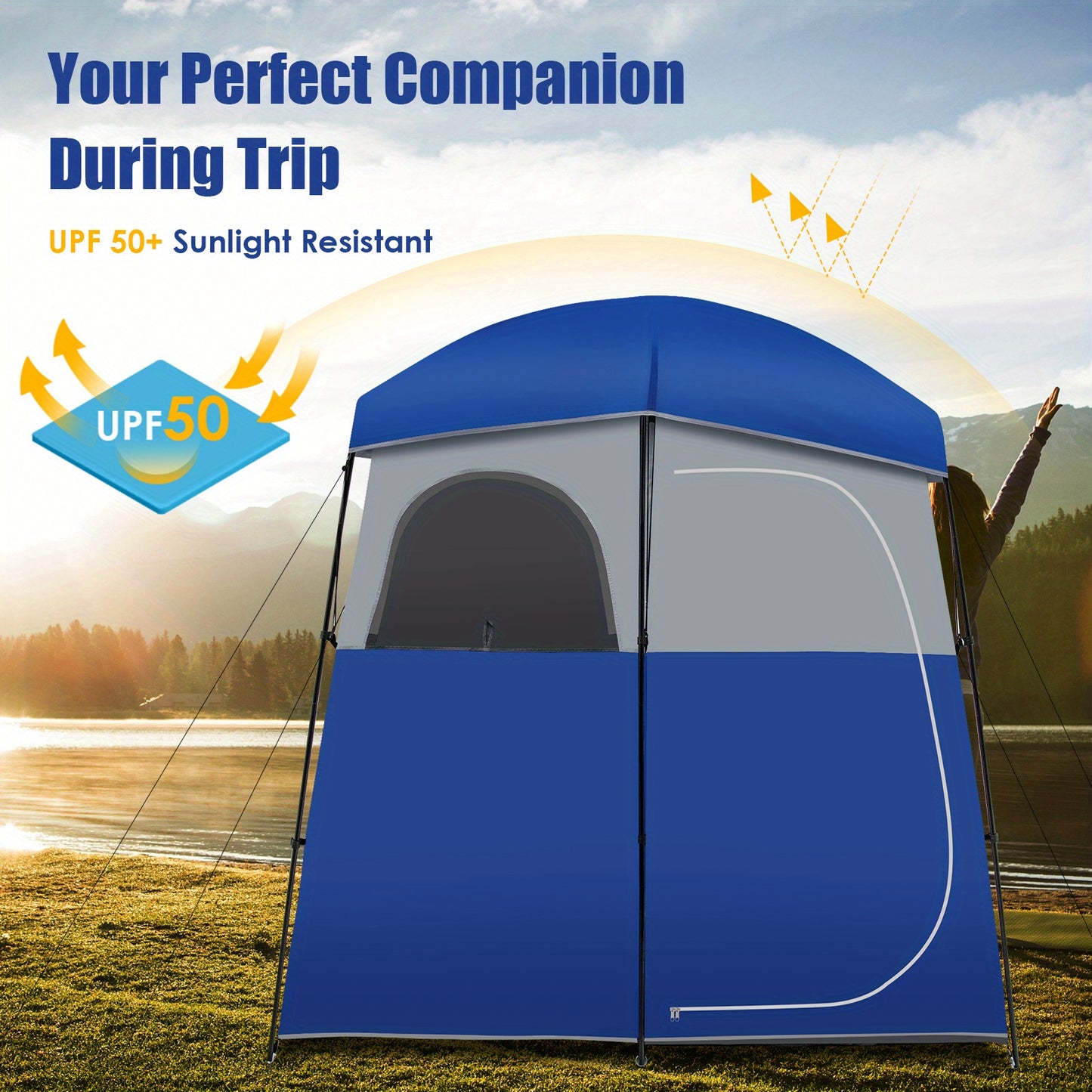 Camping Shower Toilet Tent