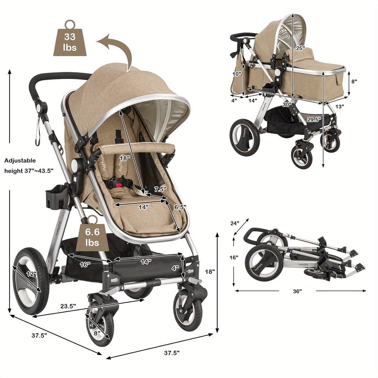 Infant Baby Stroller