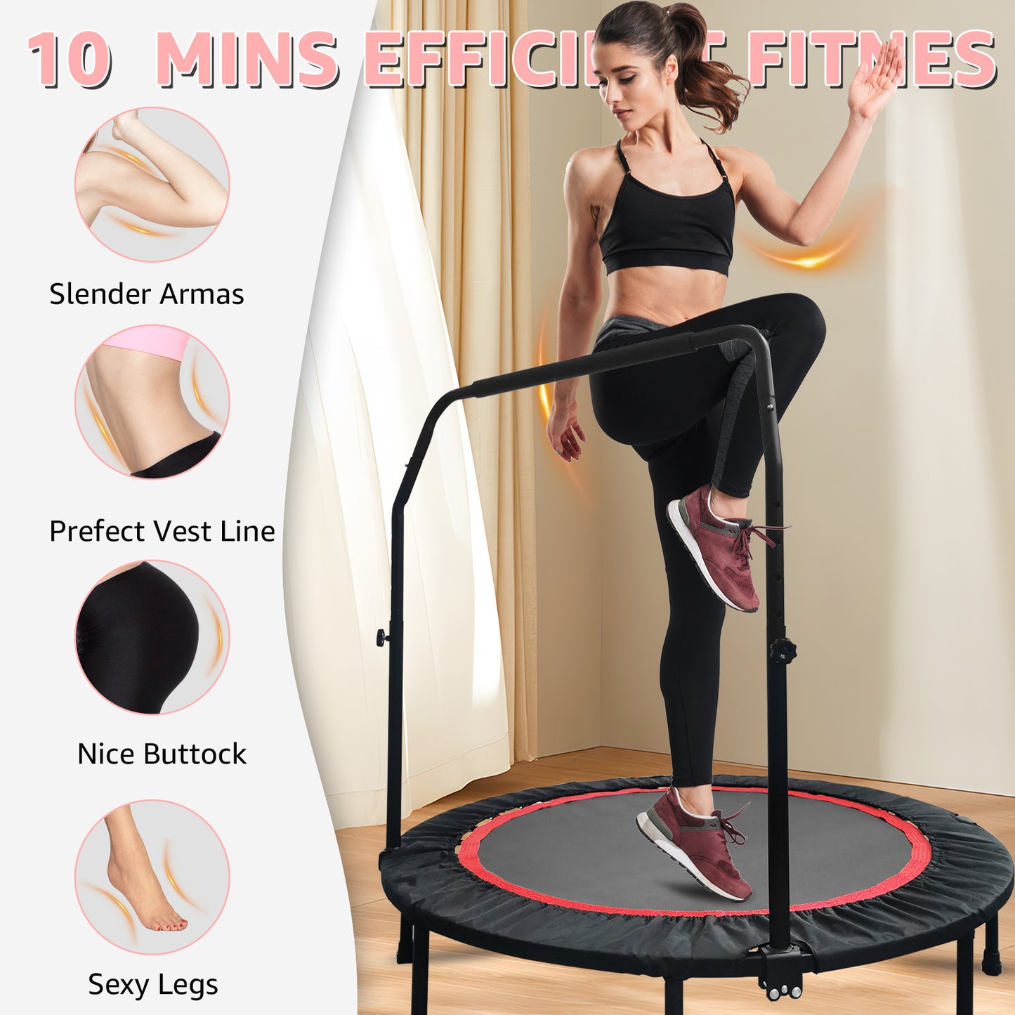 Fitness Trampoline, Foldable