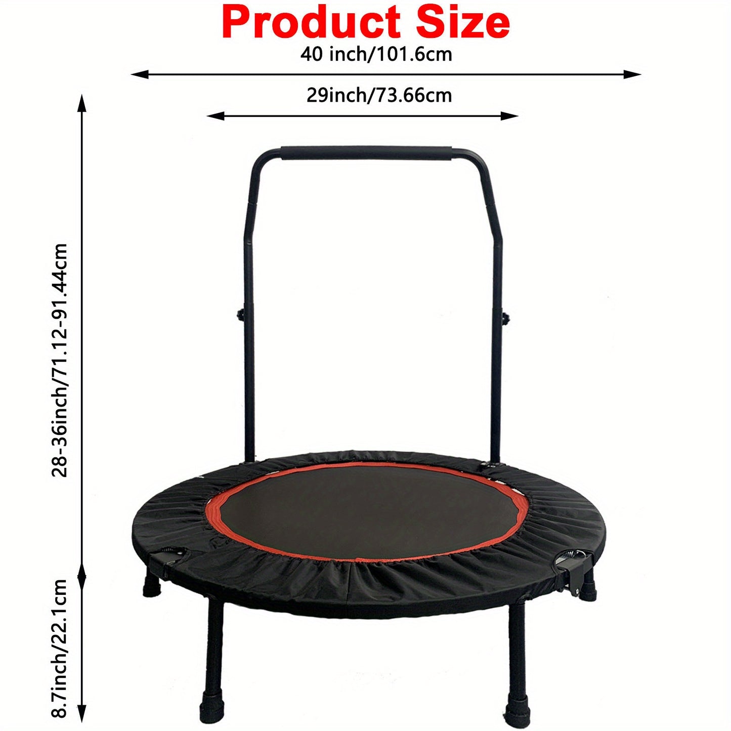 Fitness Trampoline, Foldable