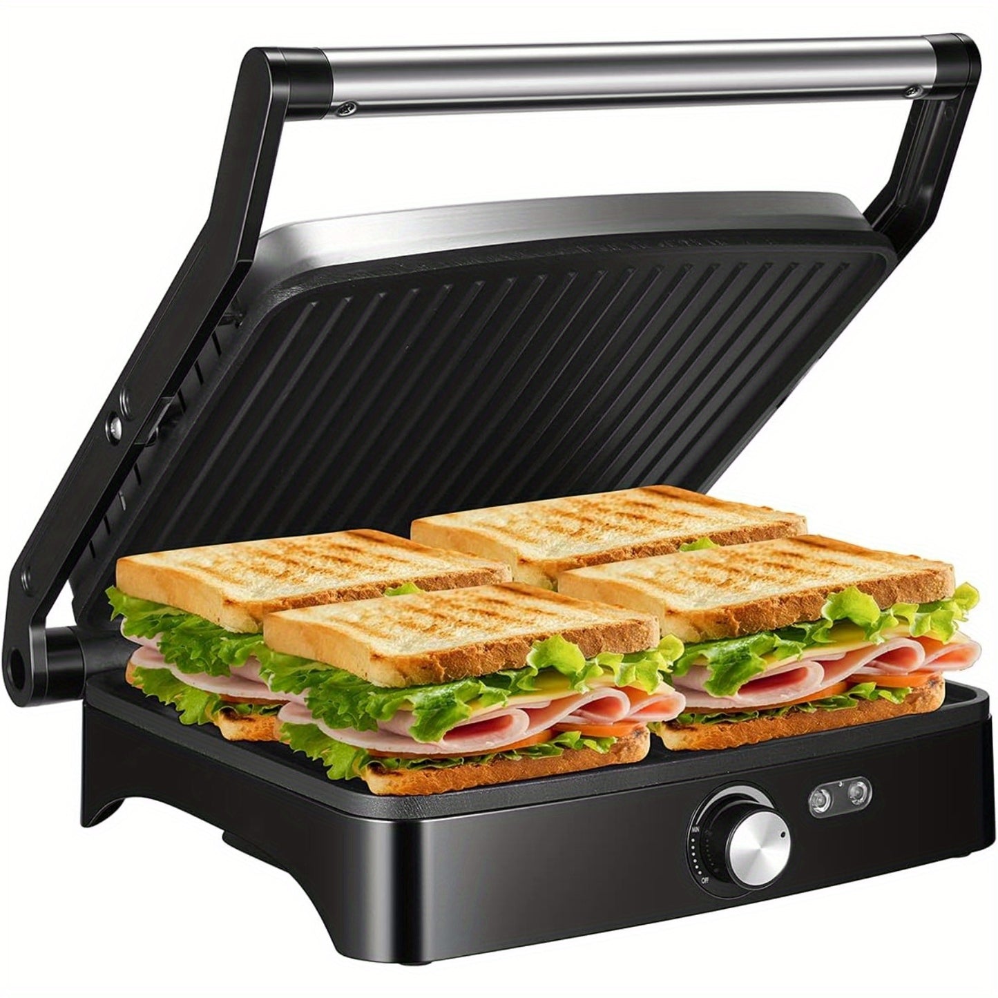 4-Slice Panini Press Grill