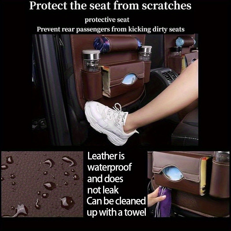 Car Rear Seat Storage Box