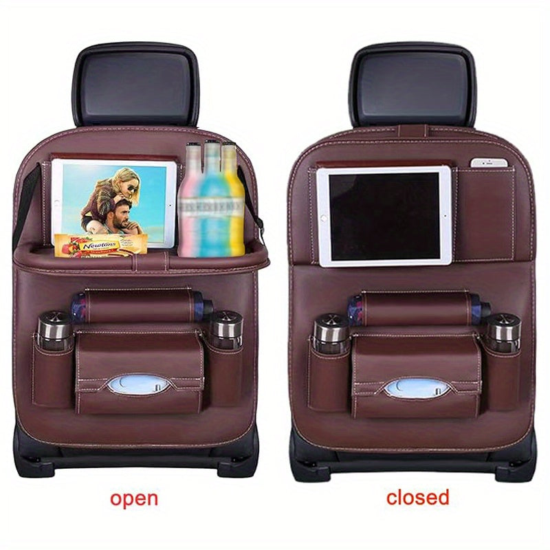 Car Rear Seat Storage Box