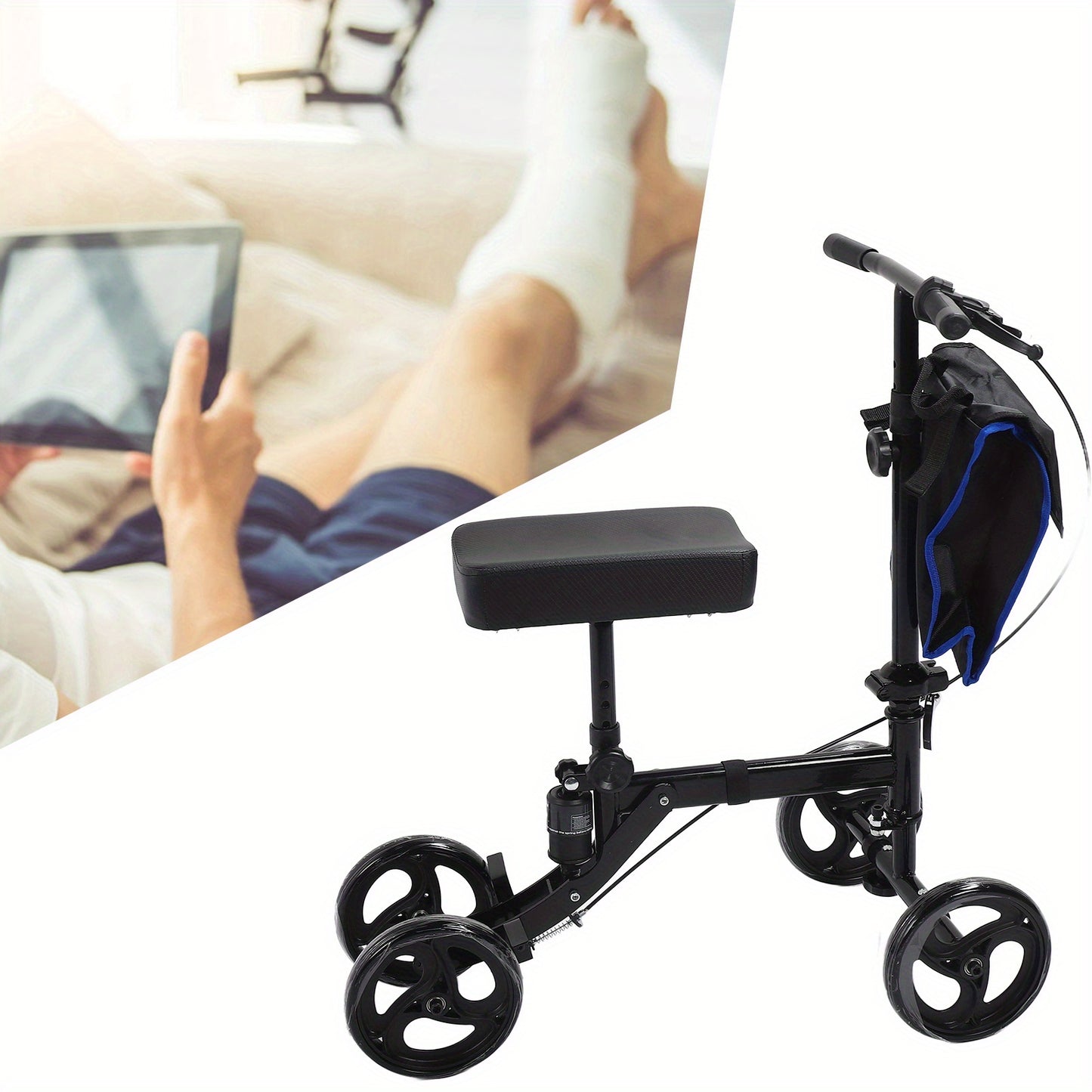 All Terrain Steerable Knee Scooter