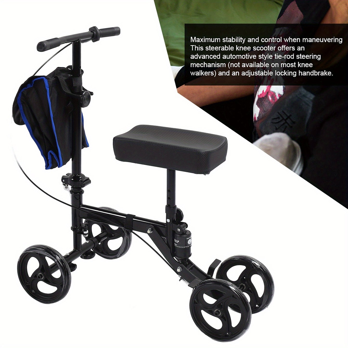 All Terrain Steerable Knee Scooter