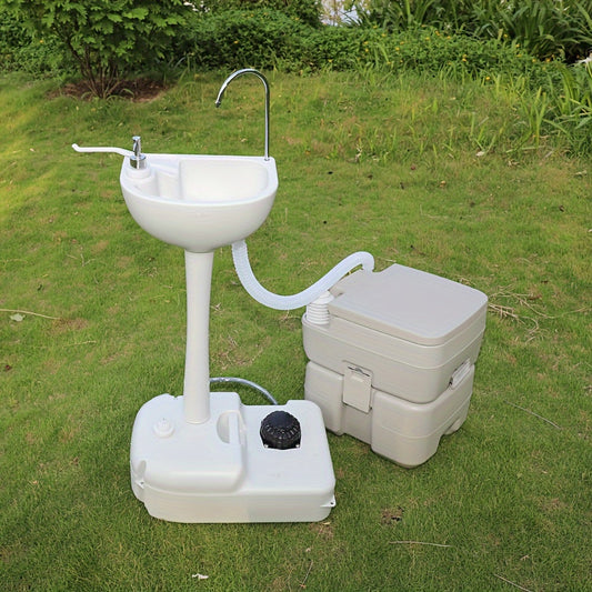 Outdoor Hand Basin with Toilet