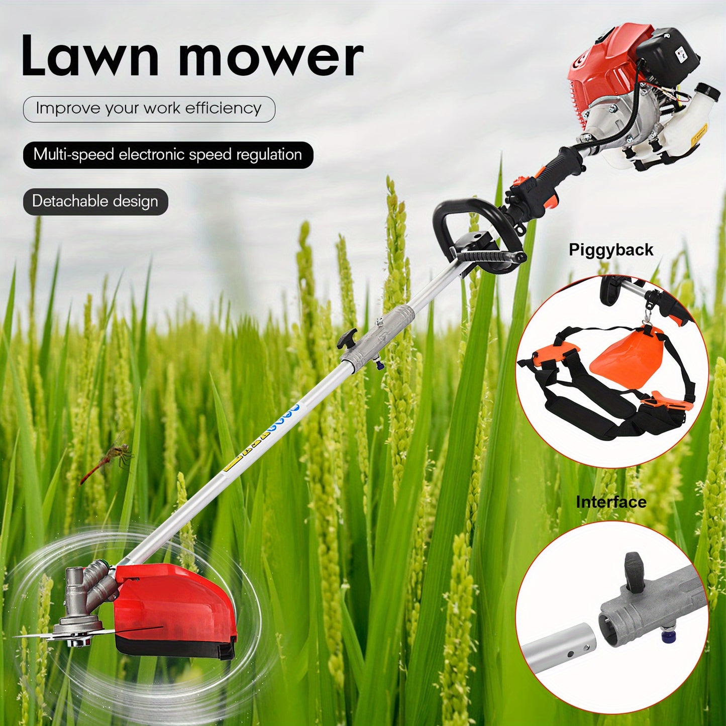 gasoline lawn mower