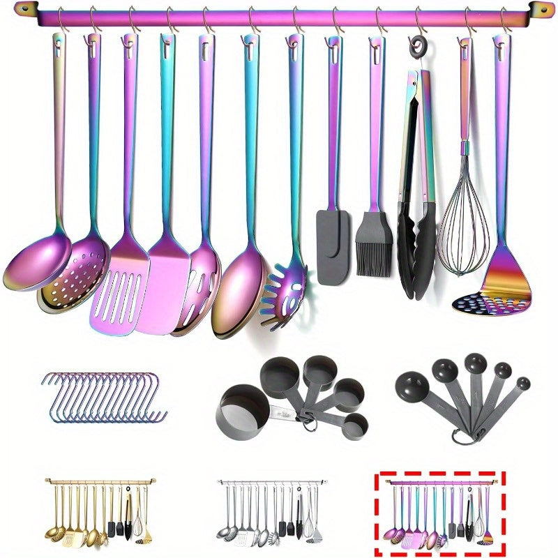 Rainbow Cooking Utensils Set
