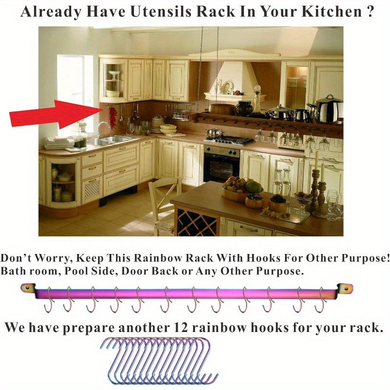 Rainbow Cooking Utensils Set