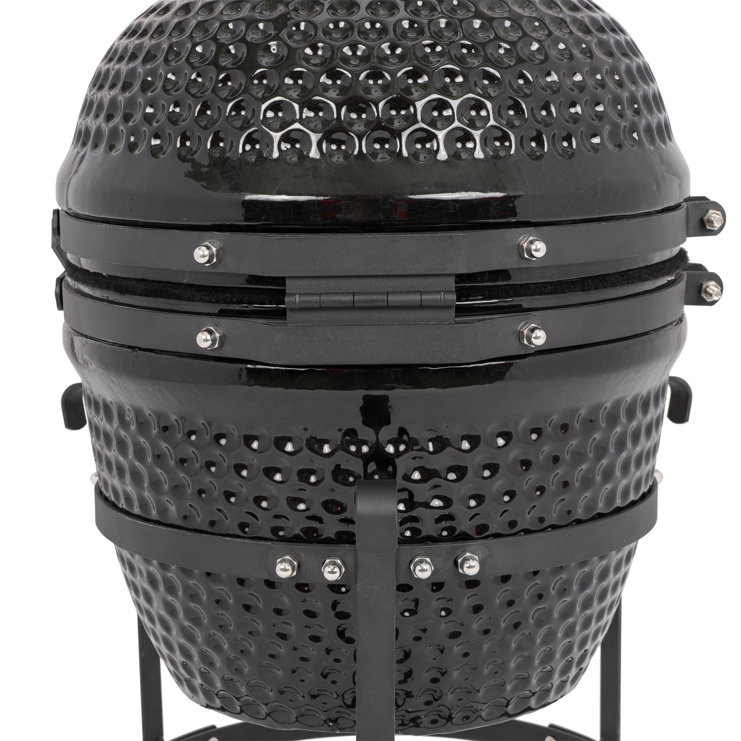 Round Charcoal Grill Black