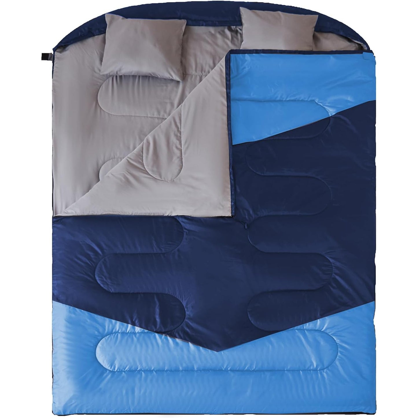 Double Sleeping Bag+2 Pillows