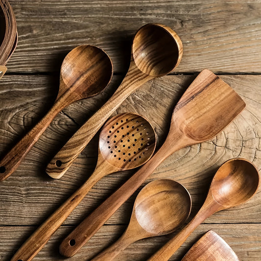 Wooden Kitchen Utensil Set