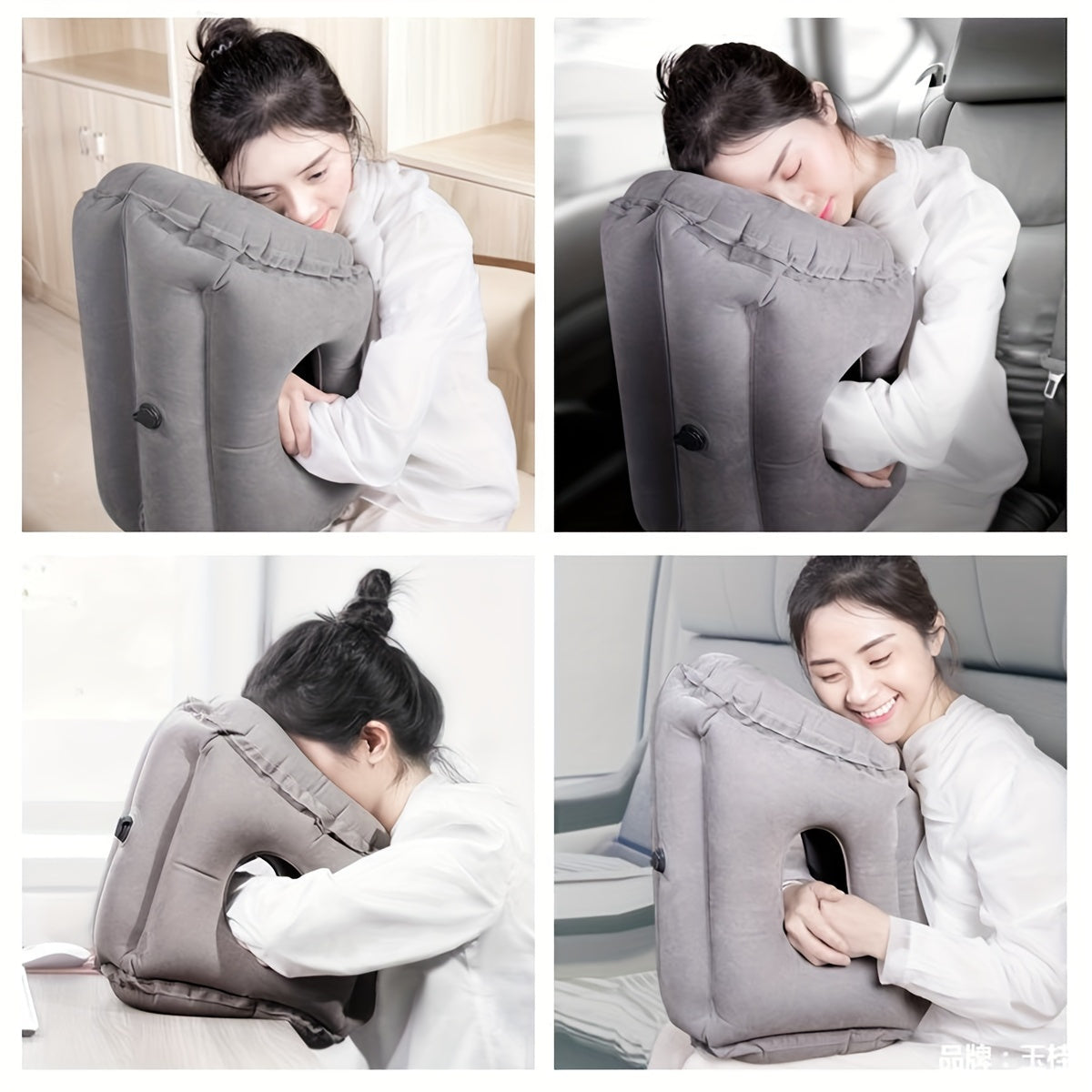 Portable Inflatable Nap Pillow