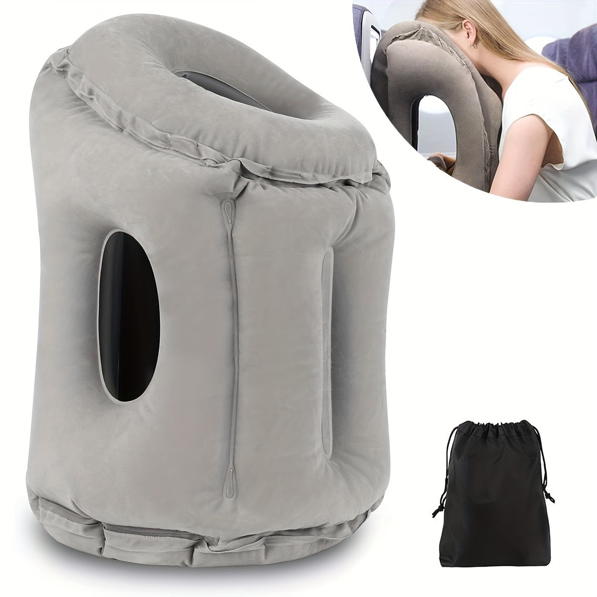 Portable Inflatable Nap Pillow