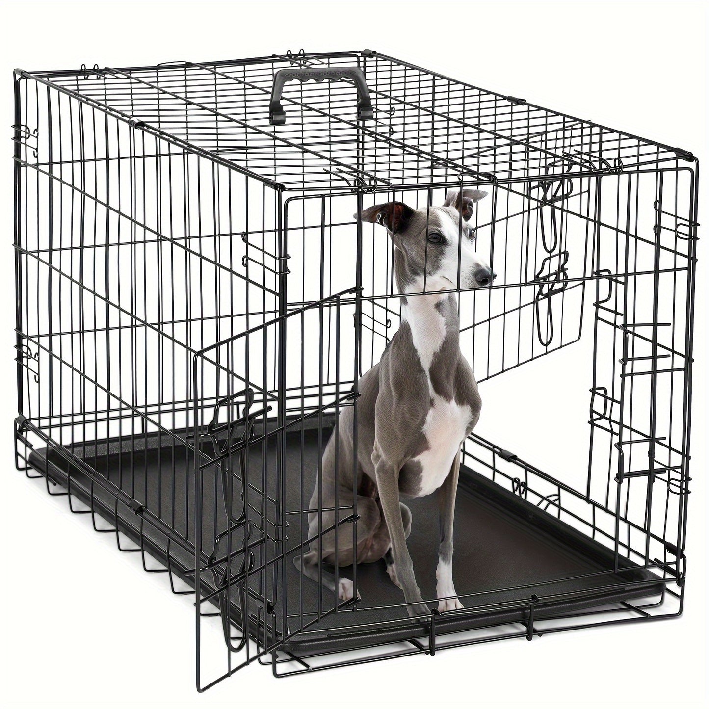 Medium-Sized Folding Dog Crate