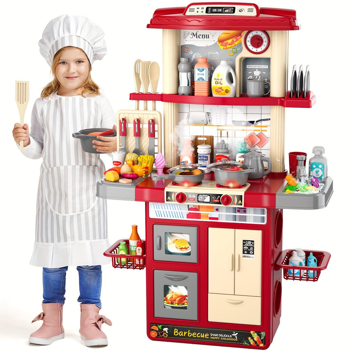 Kids Play Kitchen Set