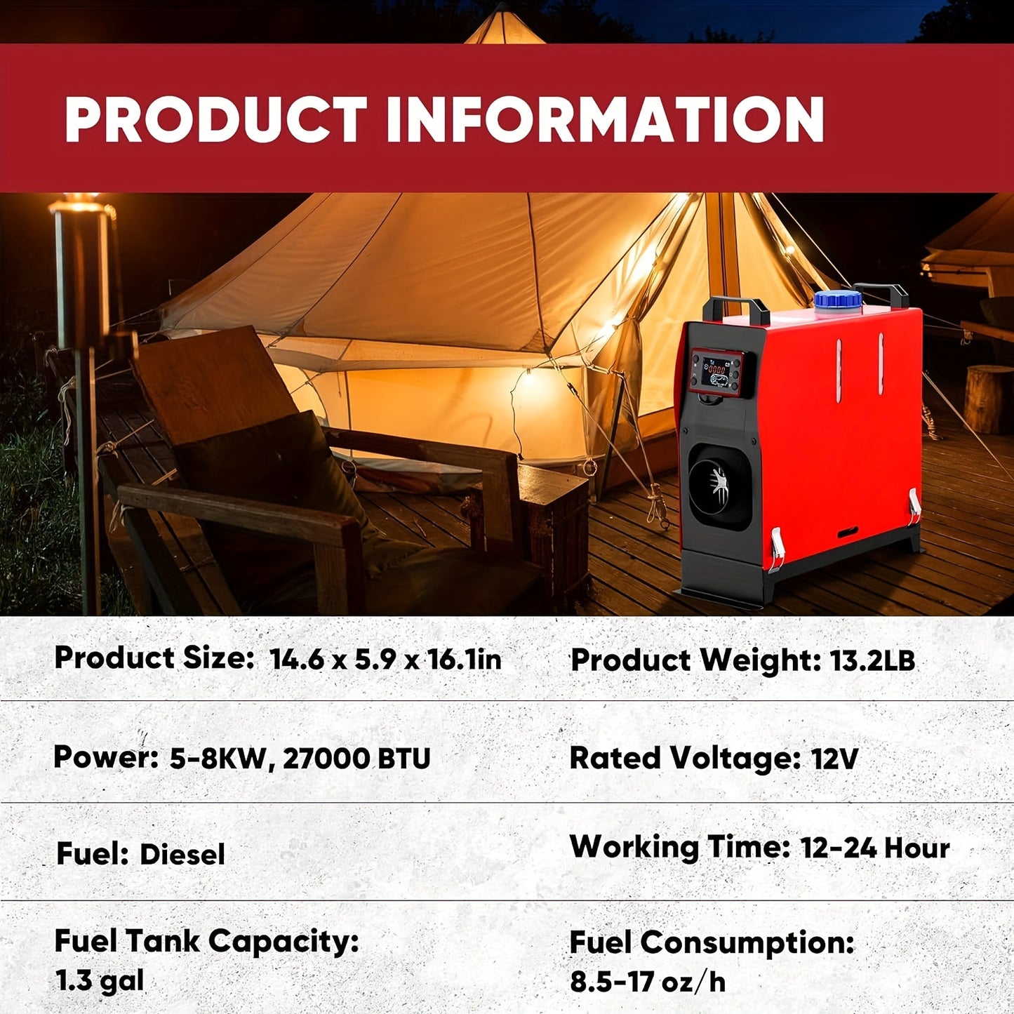 All-in-One Diesel Air Heater