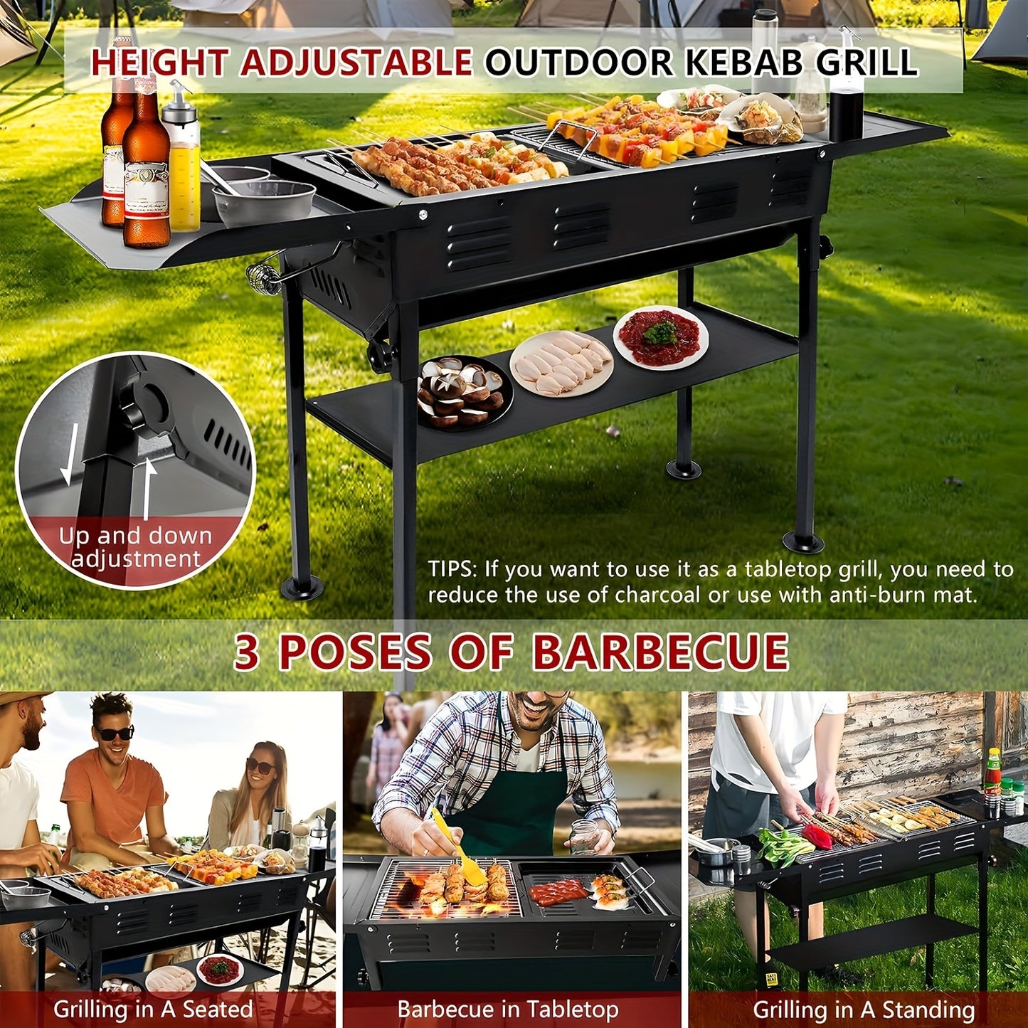 Portable BBQ Grill Master