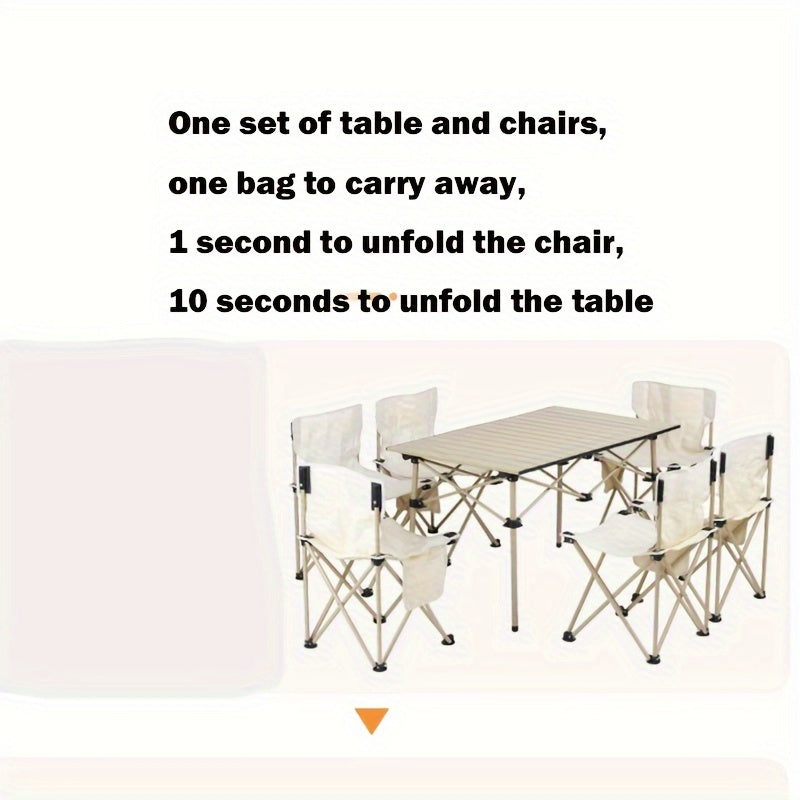 Camping Table Set 7 Pieces