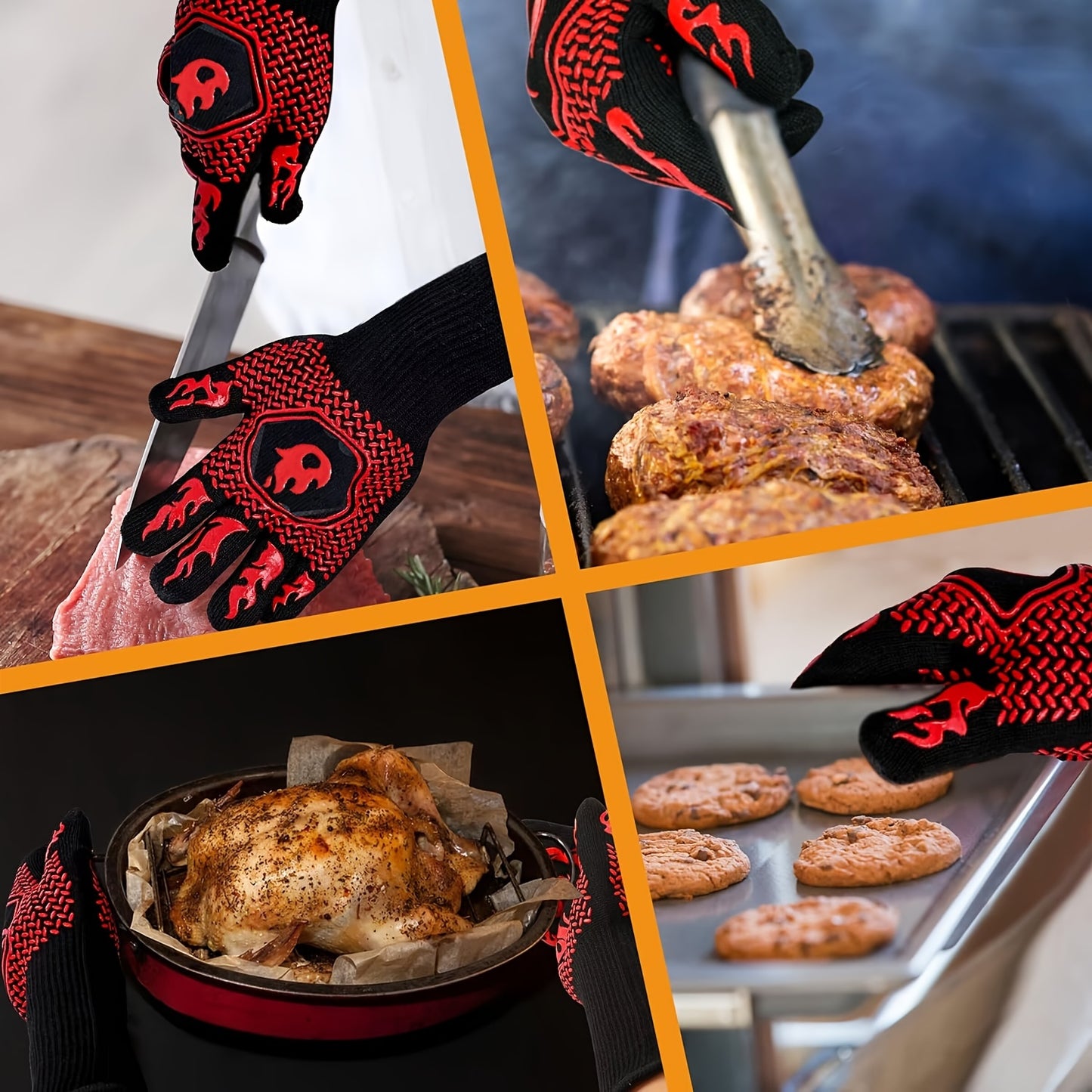 Heat Resistant Grilling gloves