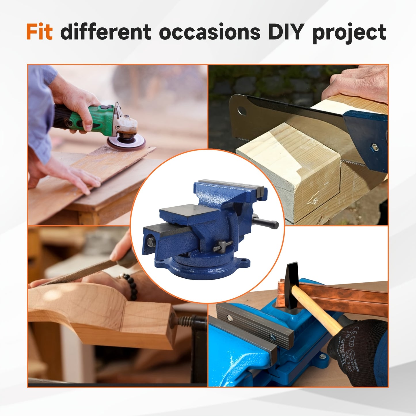 4" Heavy Duty Bench Vise