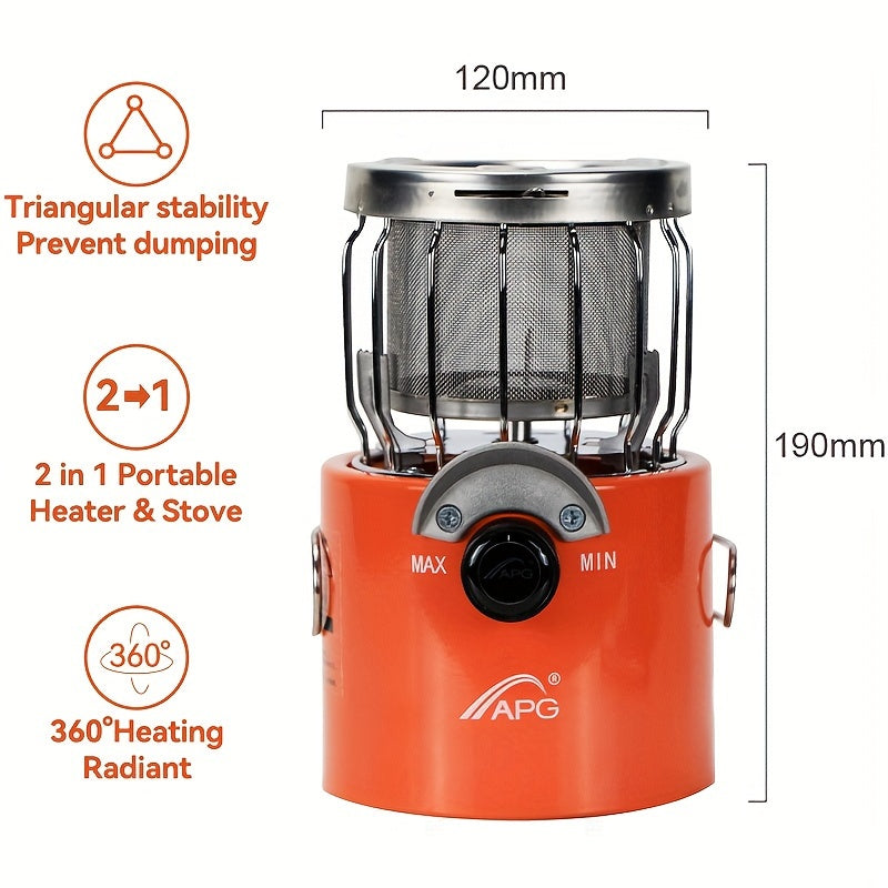 Propane Heater Stove - 2-in-1