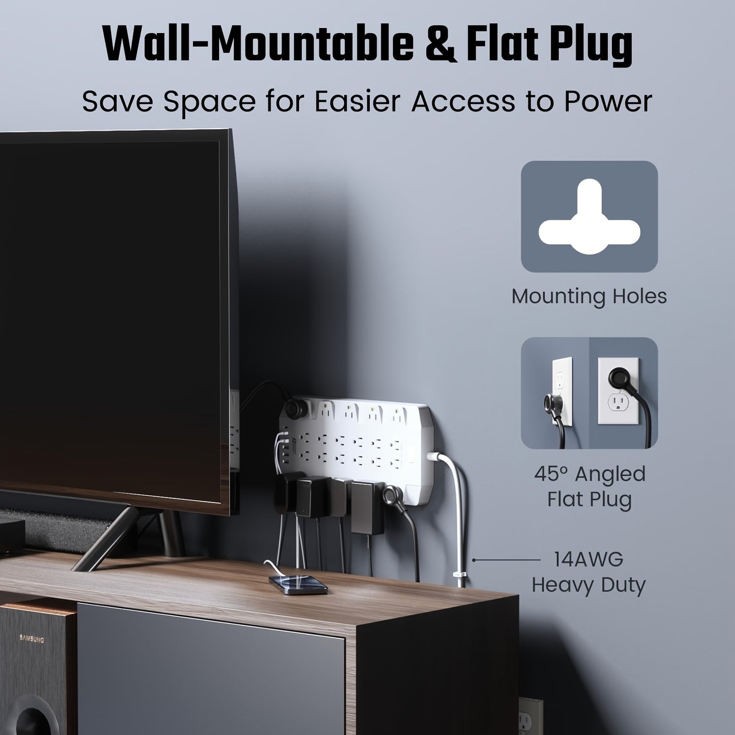 Power Strip Surge Protector